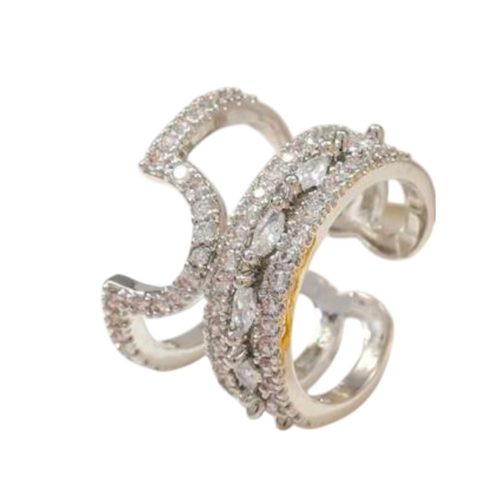 Micro-Set Cubic Zirconia Nail Ring